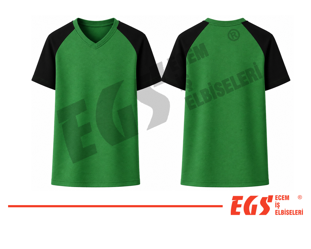 V Yaka T-shirt <br> Model 12 - Görsel 2