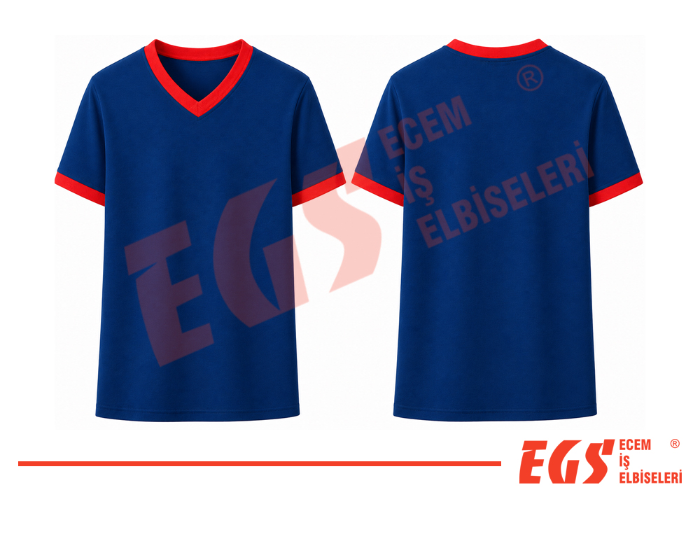 V Yaka T-shirt <br> Model 7 - Görsel 3