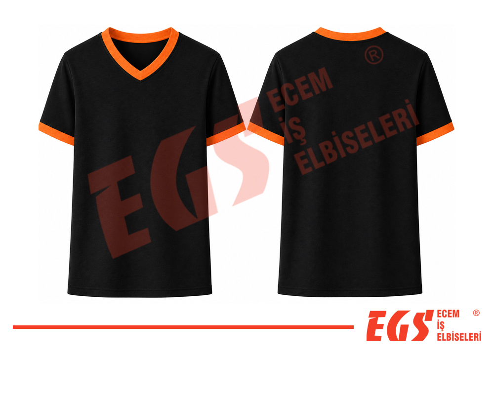 V Yaka T-shirt <br> Model 7 - Görsel 2